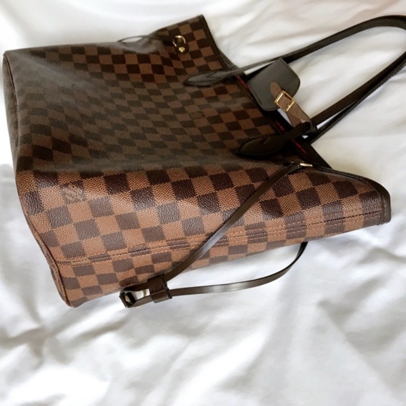 Authentic Louis Vuitton Neverfull MM Damier Ebene - Picture 5 of 7